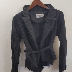 Ivan Grundahl Copenhague Wool Blend Jacket Grunge Dark Academia Chic Sz 36